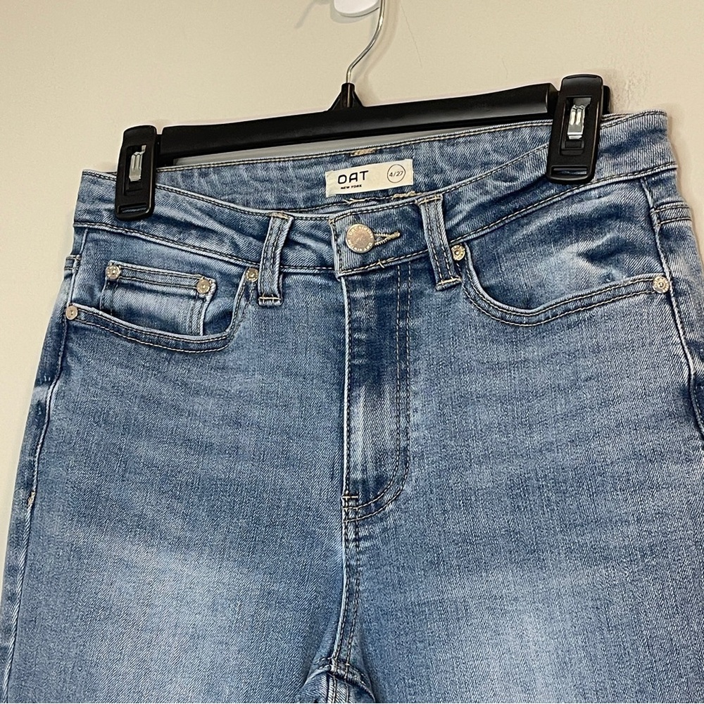 Women's High Rise Blue Jeans - Picture 3 of 6